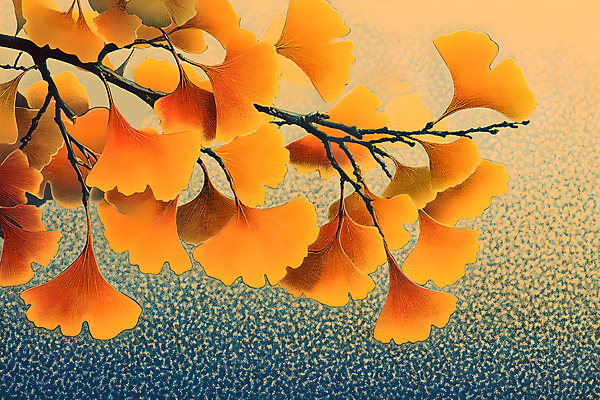 JPG 편집이미지 백그라운드 낙엽 나뭇잎 사람없음 주황색 가을 분위기 질감 은행잎 편집실사 AI컴퓨터그래픽 AI콘텐츠 계절 컬러 컨셉 잎 CG 파일형식