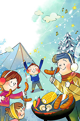 PSD 여자 남자 어린이 일러스트 고추 집게 텐트 옥수수 소녀 소년 여러명 성인 만세 캠핑 눈 소시지 바비큐 귀마개 양송이 겨울방학 국내일러스트 자연요소 잡화 음식 다수 겨울 채소 모션 레저 날씨 방학 곡류 캠핑도구 사람 버섯 가공식품 파일형식