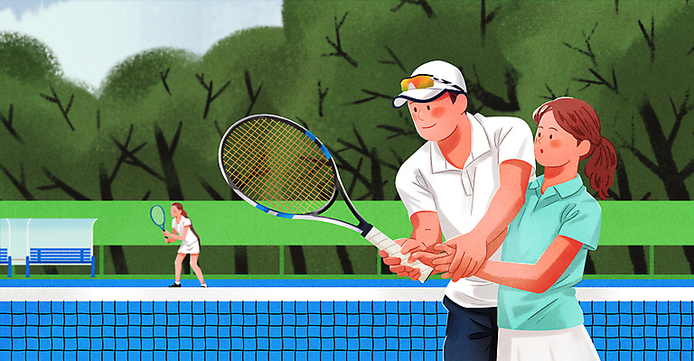 전신 PSD 나무 여자 교육 남자 스포츠 일러스트 성인 세명 선글라스 운동 교사 테니스 테니스라켓 네트 테니스장 체육 트레이너 테니스선수 레슨 테니스복 성인만 국내일러스트 식물 직업 안경 스포츠시설 수업 운동선수 건강 사람 운동복 구기 헬스 라켓 파일형식