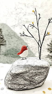 JPG 나무 편집이미지 겨울 자연 조류 나뭇잎 풍경 사람없음 나뭇가지 눈 포근함 공예 눈덩이 펠트 편집실사 자연요소 식물 동물 계절 잎 날씨 눈_날씨 취미 감각 CG 생태계 파일형식 천_직물