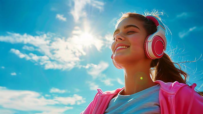 JPG 구름 편집이미지 여자 음악 분홍색 하늘 한명 성인 소파 태양 눈감음 헤드폰 헤드셋 음악감상 의료성형뷰티 성인여자한명만 편집실사 AI인물포토 AI콘텐츠 자연요소 1 컬러 음향기기 의자 모션 문화예술 사람 감상 CG 여자한명만 성인여자만 파일형식 AI포토