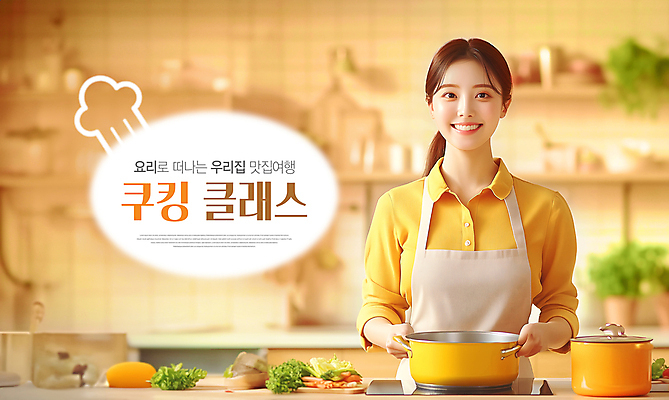 PSD 편집 편집이미지 여자 음식 채소 요리 한명 미소 성인 주방 앞치마 잡기 냄비 강의 즐거움 홍보물 조리대 학원 광고편집 요리교실 클래스 의료성형뷰티 성인여자한명만 이미지편집 1 교육 감정 모션 수업 표정 사람 솥 여자한명만 성인여자만 파일형식