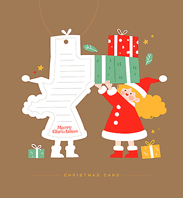 전신 여자 어린이 크리스마스 겨울 일러스트 산타모자 산타옷 크리스마스카드 요정 한명 들기 소녀 선물상자 산타클로스 갈색 축하 메시지 편지 소녀한명만 2025년 트렌드컬러 국내일러스트 모카무스 AI파일 모자_잡화 1 옷 계절 기념일 컬러 컨셉 모션 카드_감사 선물 사람 상자 연도 여자한명만 소녀만 파일형식 벡터