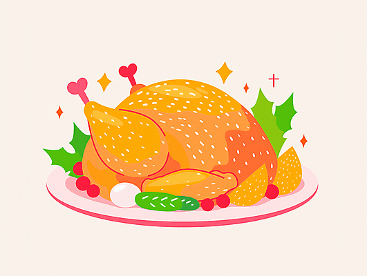 JPG 접시 크리스마스 과일 일러스트 휴식 사람없음 장식 파티 축제 주황색 식사 풀잎 칠면조구이 홀리데이 국내일러스트 AI일러스트 AI콘텐츠 식기 기념일 컬러 컨셉 잎 휴가 이벤트 풀_식물 구이 파일형식