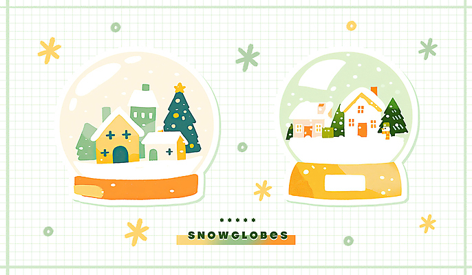 PSD 크리스마스 겨울 일러스트 눈사람 주택 사람없음 장식 크리스마스트리 마을 눈 산장 스노글로브 쌓인눈 눈내림 국내일러스트 자연요소 계절 기념일 날씨 눈_날씨 건물 파일형식