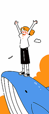 전신 구름 여자 어린이 파도 일러스트 팔벌리기 바람 한명 서기 소녀 평화 기쁨 만세 꿈 자유 고래 소녀한명만 국내일러스트 AI파일 자연요소 1 감정 바다 컨셉 포유류 모션 날씨 사람 수중동물 여자한명만 소녀만 파일형식 벡터