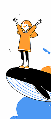 전신 구름 여자 어린이 파도 일러스트 팔벌리기 바람 한명 서기 소녀 평화 기쁨 만세 꿈 자유 고래 소녀한명만 국내일러스트 AI파일 자연요소 1 감정 바다 컨셉 포유류 모션 날씨 사람 수중동물 여자한명만 소녀만 파일형식 벡터