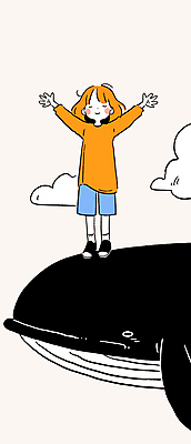 전신 구름 여자 어린이 파도 일러스트 팔벌리기 바람 한명 서기 소녀 평화 기쁨 만세 꿈 자유 고래 소녀한명만 국내일러스트 AI파일 자연요소 1 감정 바다 컨셉 포유류 모션 날씨 사람 수중동물 여자한명만 소녀만 파일형식 벡터