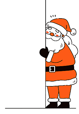 전신 노년 남자 크리스마스 겨울 일러스트 산타모자 산타옷 벽면 한명 미소 빨간색 산타클로스 잡기 숨기 노인남자한명만 국내일러스트 AI파일 모자_잡화 1 옷 계절 기념일 벽 컬러 모션 표정 사람 성인 남자한명만 노인남자만 파일형식 벡터