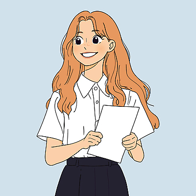 학생 여자 행복 셔츠 일러스트 한명 미소 웃음 들기 성인 문서 긍정적 성인여자한명만 일러캐릭터 AI파일 캐릭터 1 감정 상의 모션 표정 사람 여자한명만 성인여자만 파일형식 벡터