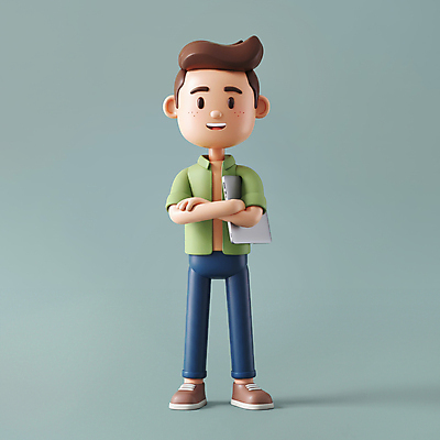 전신 PSD 편집이미지 남자 셔츠 갈색머리 3D캐릭터 한명 서기 웃음 들기 성인 노트북 3D 팔짱 청바지 프로그래머 성인남자한명만 편집3D 직업 캐릭터 1 헤어스타일 상의 바지 모션 표정 사람 전자제품 디지털합성 남자한명만 성인남자만 파일형식