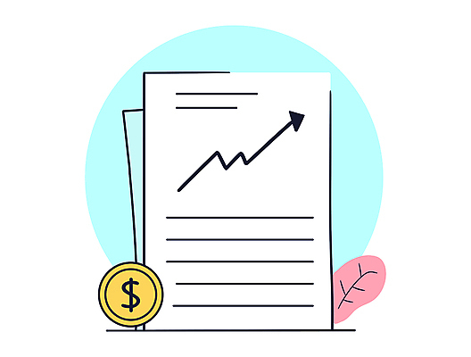 화살표 하늘색 돈 일러스트 비즈니스 그래프 사람없음 경제 동전 주식 문서 보안 투자 상승 수익 엘리먼트 재정 국내일러스트 AI파일 컨셉 안전 금융 파란색 재산 파일형식 벡터