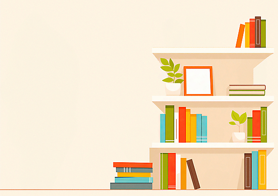 JPG 화분 액자 잎 일러스트 선반 사람없음 책 독서 공간 가을 감성 베이지색 국내일러스트 AI일러스트 AI콘텐츠 식물 계절 컬러 가구 컨셉 파일형식