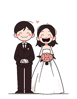 전신 여자 남자 행복 신부 부케 웨딩드레스 신랑 결혼 일러스트 결혼식 사랑 웃음 들기 턱시도 성인 두명 신랑신부 성인만 일러캐릭터 AI파일 캐릭터 드레스 감정 신부_웨딩 꽃다발 모션 표정 사람 정장 이벤트 파일형식 벡터