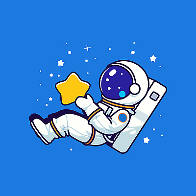 전신 별 일러스트 한명 성인 파란색 반짝임 우주 귀여움 우주비행사 잡기 우주복 성인한명만 일러캐릭터 AI파일 자연요소 캐릭터 1 옷 컬러 컨셉 모션 사람 성인만 파일형식 벡터