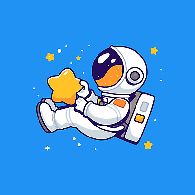 전신 별 일러스트 한명 성인 파란색 반짝임 우주 귀여움 우주비행사 잡기 우주복 성인한명만 일러캐릭터 AI파일 자연요소 캐릭터 1 옷 컬러 컨셉 모션 사람 성인만 파일형식 벡터