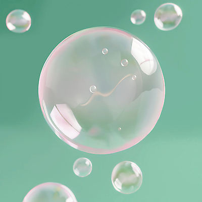 JPG 편집이미지 사람없음 연두색 3D 거품 물방울 원형 투명 비눗방울 입체 버블 민트색 편집소스 편집실사 편집3D AI컴퓨터그래픽 AI콘텐츠 도형 컬러 초록색 디지털합성 CG 파일형식