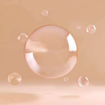 JPG 편집이미지 사람없음 3D 거품 물방울 원형 투명 비눗방울 입체 버블 살구색 편집소스 편집실사 편집3D AI컴퓨터그래픽 AI콘텐츠 도형 컬러 디지털합성 CG 파일형식
