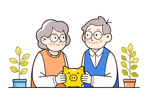 여자 할아버지 노년 남자 행복 화분 안경 할머니 일러스트 가족 웃음 상반신 두명 경제 파란색 마주보기 노부부 주황색 저축 돼지저금통 절약 노후대책 노후자금 노인만 국내일러스트 AI파일 부부 잡화 감정 컬러 컨셉 관계 모션 표정 사람 성인 금융 노후 저금통 성인만 파일형식 벡터