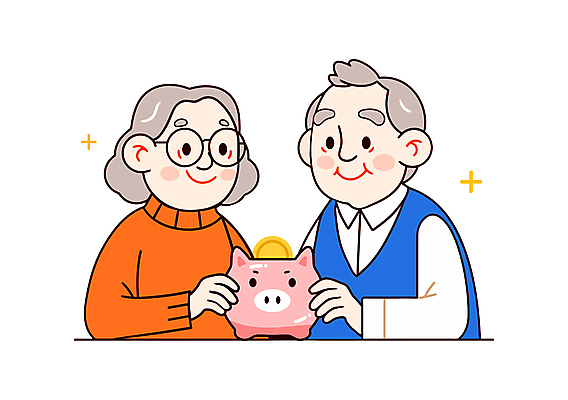여자 할아버지 노년 남자 행복 안경 할머니 일러스트 가족 웃음 상반신 두명 경제 파란색 노부부 동전 주황색 저축 돼지저금통 잡기 절약 노후대책 노후자금 노인만 국내일러스트 AI파일 부부 잡화 감정 컬러 컨셉 돈 관계 모션 표정 사람 성인 금융 노후 저금통 성인만 파일형식 벡터