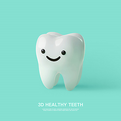 PSD 편집이미지 건강 미소 웃음 사람없음 3D 귀여움 청결 치아 위생 예방 민트색 치아건강 편집3D 컬러 컨셉 표정 소화기관 디지털합성 파일형식