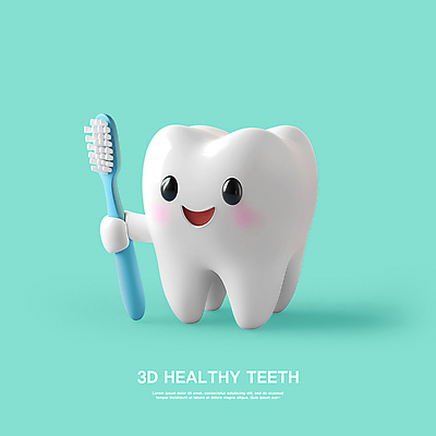 PSD 편집이미지 건강 미소 들기 사람없음 3D 귀여움 청결 양치 치아 위생 칫솔 예방 민트색 치아건강 편집3D 컬러 컨셉 모션 표정 위생용품 소화기관 디지털합성 파일형식