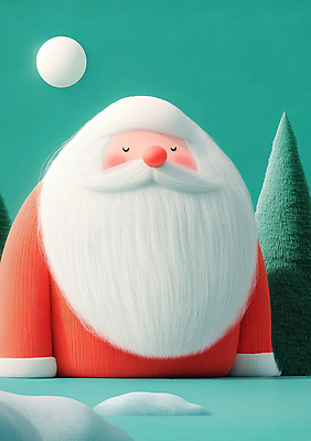 JPG 나무 노년 남자 행복 크리스마스 겨울 일러스트 자연 하늘 수염 한명 초록색 산타클로스 눈감음 빨간옷 노인남자한명만 국내일러스트 AI일러스트 AI콘텐츠 식물 1 옷 계절 기념일 감정 컬러 모션 사람 성인 생태계 남자한명만 노인남자만 파일형식