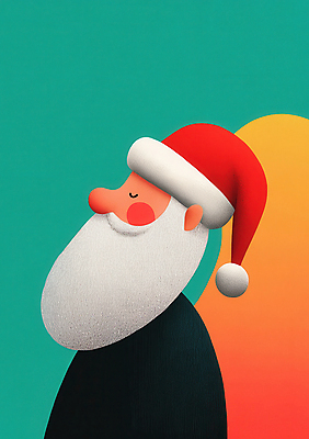 JPG 모자 노년 남자 크리스마스 겨울 일러스트 산타모자 수염 따뜻함 한명 초록색 산타클로스 눈감음 검은색 노인남자한명만 국내일러스트 AI일러스트 AI콘텐츠 모자_잡화 1 잡화 계절 기념일 컬러 모션 사람 성인 남자한명만 노인남자만 파일형식