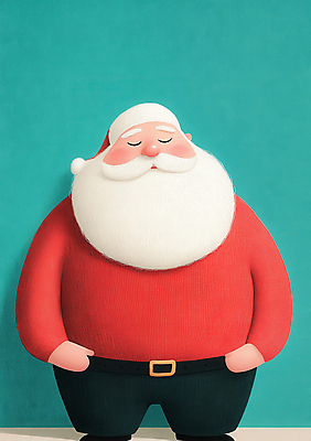 JPG 전신 노년 남자 크리스마스 겨울 일러스트 산타모자 수염 한명 빨간색 초록색 산타클로스 눈감음 빨간옷 노인남자한명만 국내일러스트 AI일러스트 AI콘텐츠 모자_잡화 1 옷 계절 기념일 컬러 모션 사람 성인 남자한명만 노인남자만 파일형식