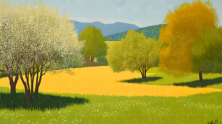 JPG 나무 길 단풍 일러스트 자연 하늘 그림자 사람없음 산책 산책로 가을 숲 국내일러스트 AI일러스트 AI콘텐츠 식물 계절 잎 휴식 생태계 파일형식