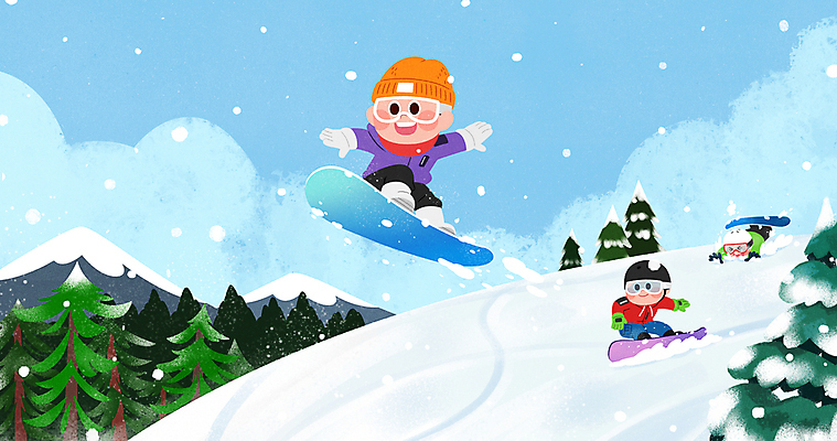 전신 PSD 나무 남자 어린이 겨울 일러스트 겨울스포츠 스키장 털모자 소년 세명 파란색 점프 눈 스노우보드 숲 넘어짐 스키고글 소년만 설산 국내일러스트 자연요소 식물 모자_잡화 계절 스포츠 컬러 모션 날씨 산 사람 보드_스포츠 남자만 어린이만 파일형식