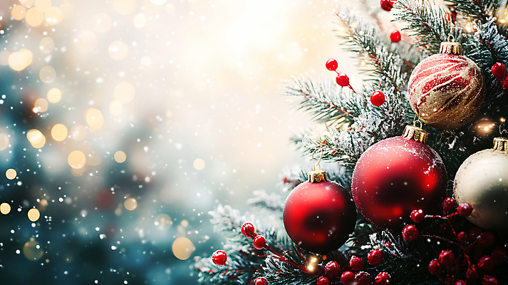 JPG 편집이미지 열매 백그라운드 크리스마스 겨울 사람없음 빨간색 크리스마스트리 눈 보케 설렘 눈내림 오너먼트 편집소스 편집실사 AI포토 AI콘텐츠 자연요소 식물 계절 기념일 컬러 크리스마스장식 날씨 눈_날씨 CG 파일형식