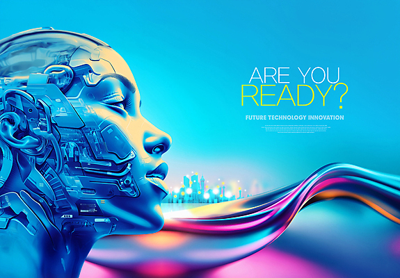 PSD 편집이미지 얼굴 미래 기술 사람없음 파란색 디지털 로봇 혁명 첨단 휴머노이드 AI_인공지능 이미지편집 컬러 컨셉 신체부위 파일형식