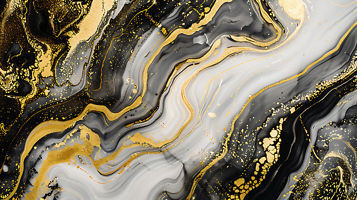 JPG 편집이미지 디자인 백그라운드 곡선 추상 잉크 사람없음 검은색 페인트 물감 흐름 금색 흰색 액체 혼합 질감 부드러움 그라데이션 마블링 편집실사 AI포토 AI콘텐츠 선 컬러 컨셉 무늬 미술도구 감각 CG 파일형식