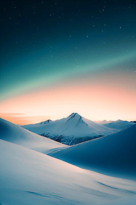 JPG 편집이미지 별 겨울 야경 자연 밤하늘 하늘 산 사람없음 빛 눈 오로라 쌓인눈 설산 편집실사 AI포토 AI콘텐츠 자연요소 계절 자연현상 날씨 야간 CG 생태계 파일형식 풍경_경치