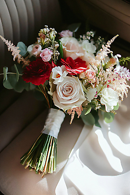 JPG 편집이미지 꽃 부케 결혼 기념 사람없음 축하 디지털합성 결혼소품 편집실사 AI포토 AI콘텐츠 식물 꽃다발 컨셉 이벤트 CG 오브젝트 파일형식