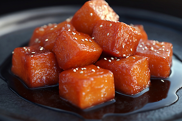 JPG 편집이미지 그릇 근접촬영 사람없음 주황색 디지털합성 고구마 깨 맛탕 조청 편집실사 AI포토 AI콘텐츠 식기 음식 뷰포인트 컬러 식재료 뿌리채소 조미료 CG 물엿 파일형식