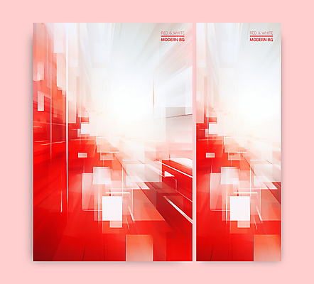 템플릿 배너 선 추상 사람없음 그래픽 빨간색 세로 세트 사각형 흰색 모던 기하학 이미지템플릿 AI파일 도형 컬러 무늬 파일형식 벡터