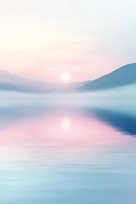 JPG 구름 편집이미지 호수 분홍색 자연 아침 풍경 사람없음 파란색 태양 반사 일출 편집실사 AI포토 AI콘텐츠 주간 자연요소 컬러 노을 CG 생태계 파일형식