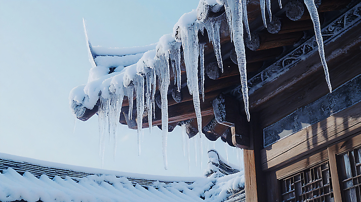 JPG 편집이미지 한국전통 겨울 기와 기와집 사람없음 눈 고드름 눈덮임 편집실사 AI포토 AI콘텐츠 자연요소 전통 계절 컨셉 날씨 한옥 한국 얼음 CG 파일형식