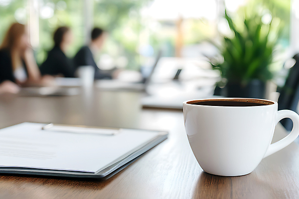 JPG 편집이미지 여자 남자 실루엣 커피 성인 컵 세명 사무실 커피잔 책상 디지털합성 서류판 성인만 편집실사 AI인물포토 AI콘텐츠 식기 음료 가구 비즈니스 잔 촬영기법 사람 사무용품 CG 파일형식 AI포토