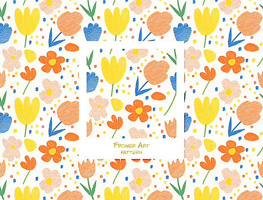 PSD 꽃 잎 꽃무늬 패턴 일러스트 프레임 사람없음 컬러풀 패턴백그라운드 국내일러스트 식물 컬러 백그라운드 무늬 파일형식