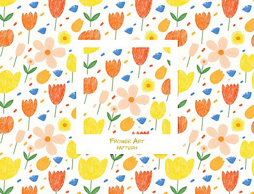 PSD 꽃 잎 꽃무늬 패턴 일러스트 프레임 사람없음 컬러풀 패턴백그라운드 국내일러스트 식물 컬러 백그라운드 무늬 파일형식