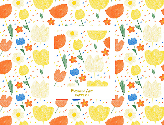 PSD 꽃 잎 꽃무늬 패턴 일러스트 프레임 사람없음 컬러풀 패턴백그라운드 국내일러스트 식물 컬러 백그라운드 무늬 파일형식