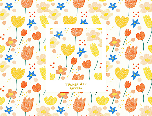 PSD 꽃 잎 꽃무늬 패턴 일러스트 프레임 사람없음 컬러풀 패턴백그라운드 국내일러스트 식물 컬러 백그라운드 무늬 파일형식