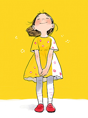 JPG 전신 원피스 여자 어린이 꽃무늬 일러스트 한명 미소 소녀 캐주얼 노란색 귀여움 편안함 손모으기 소녀한명만 국내일러스트 AI일러스트 AI콘텐츠 1 옷 꽃 컬러 컨셉 무늬 표정 사람 손짓 감각 여자한명만 소녀만 파일형식