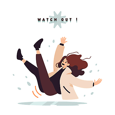 전신 여자 겨울 일러스트 경고 한명 성인 얼음 눈 미끄러짐 위험 사건 빙판 낙상 넘어짐 성인여자한명만 국내일러스트 AI파일 자연요소 1 계절 컨셉 모션 날씨 사람 여자한명만 성인여자만 파일형식 벡터