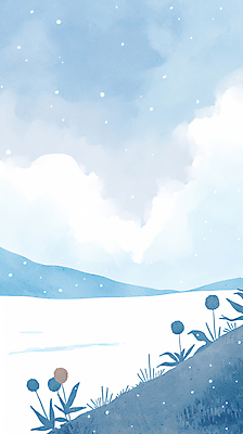 JPG 구름 꽃 하늘색 백그라운드 겨울 일러스트 자연 하늘 산 풍경 잔디 사람없음 설원 포근함 눈내림 국내일러스트 AI일러스트 AI콘텐츠 자연요소 식물 계절 눈_날씨 파란색 감각 생태계 파일형식