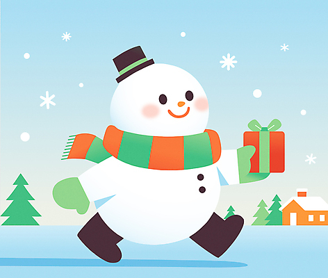 나무 장갑 하늘색 크리스마스 겨울 일러스트 눈사람 주택 눈꽃 들기 사람없음 선물상자 걷기 귀여움 목도리 흰색 눈송이 중절모 눈내림 국내일러스트 AI파일 식물 모자_잡화 잡화 계절 기념일 컬러 컨셉 모션 눈_날씨 선물 건물 파란색 상자 파일형식 벡터