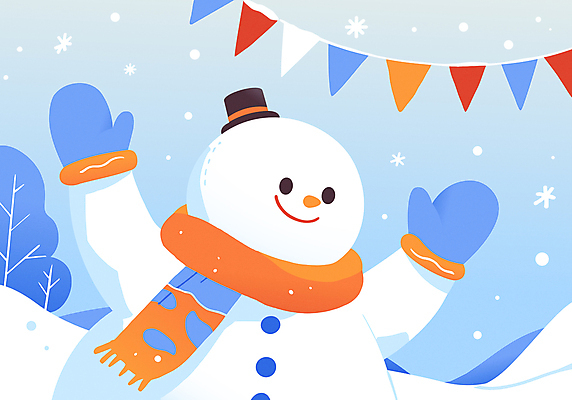 나무 장갑 하늘색 겨울 일러스트 눈사람 사람없음 귀여움 목도리 만세 흰색 눈송이 중절모 즐거움 가랜드 국내일러스트 AI파일 식물 모자_잡화 잡화 계절 감정 컬러 컨셉 모션 눈_날씨 파란색 파티용품 파일형식 벡터